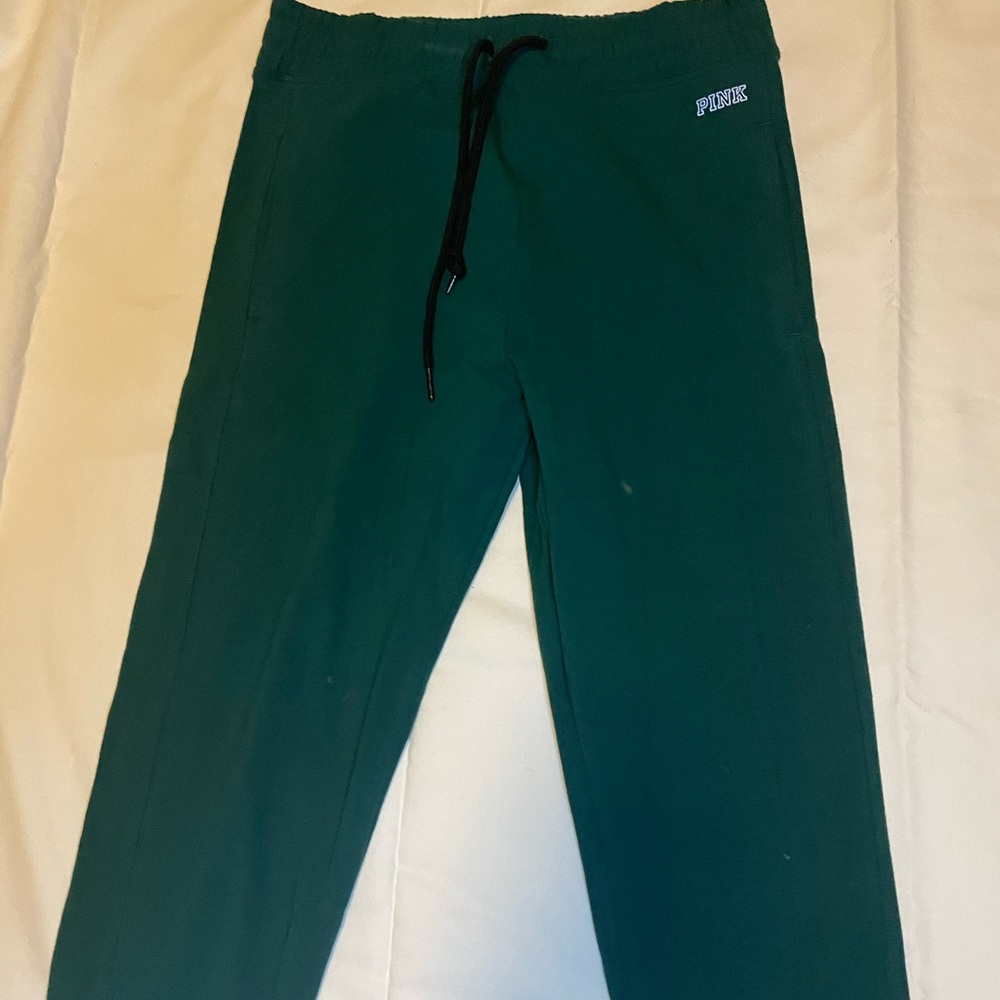 PINK (Victoria’s Secret) COTTON HIGH WAIST FULL LENGTH CAMPUS JOGGER - like new!